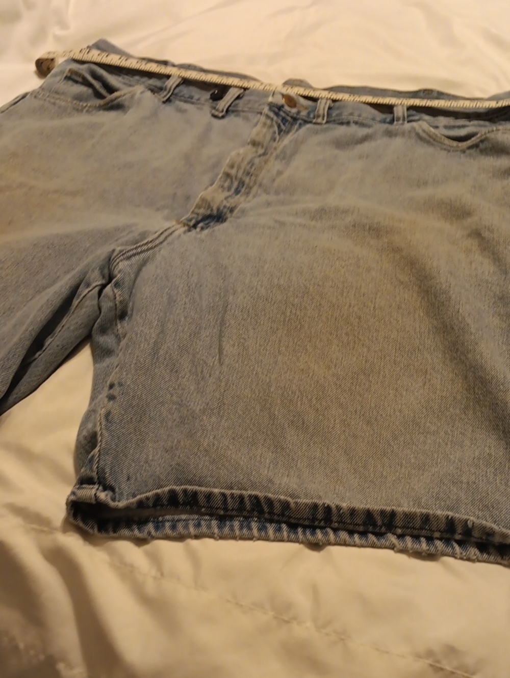 Classic Wrangler Men's Light Blue Denim Shorts 44